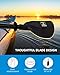 OCEANBROAD Adjustable Kayak Paddle 86in/220cm to 94in/240cm Kayaking Boating Canoeing Oar with Paddle Leash 1 Paddle