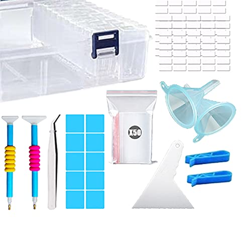 oshhni 5D Pintura Diamante Acessórios e Kits de Ferramentas, de Armazenamento para o Dia Dos Namorad