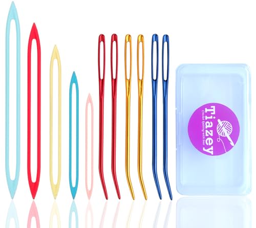 Assorted Yarn Needles,Large Eye Tapestry Weaving Needles Darning Crochet Wool Finishing Knitting Needles for Thick Bulky Yarn