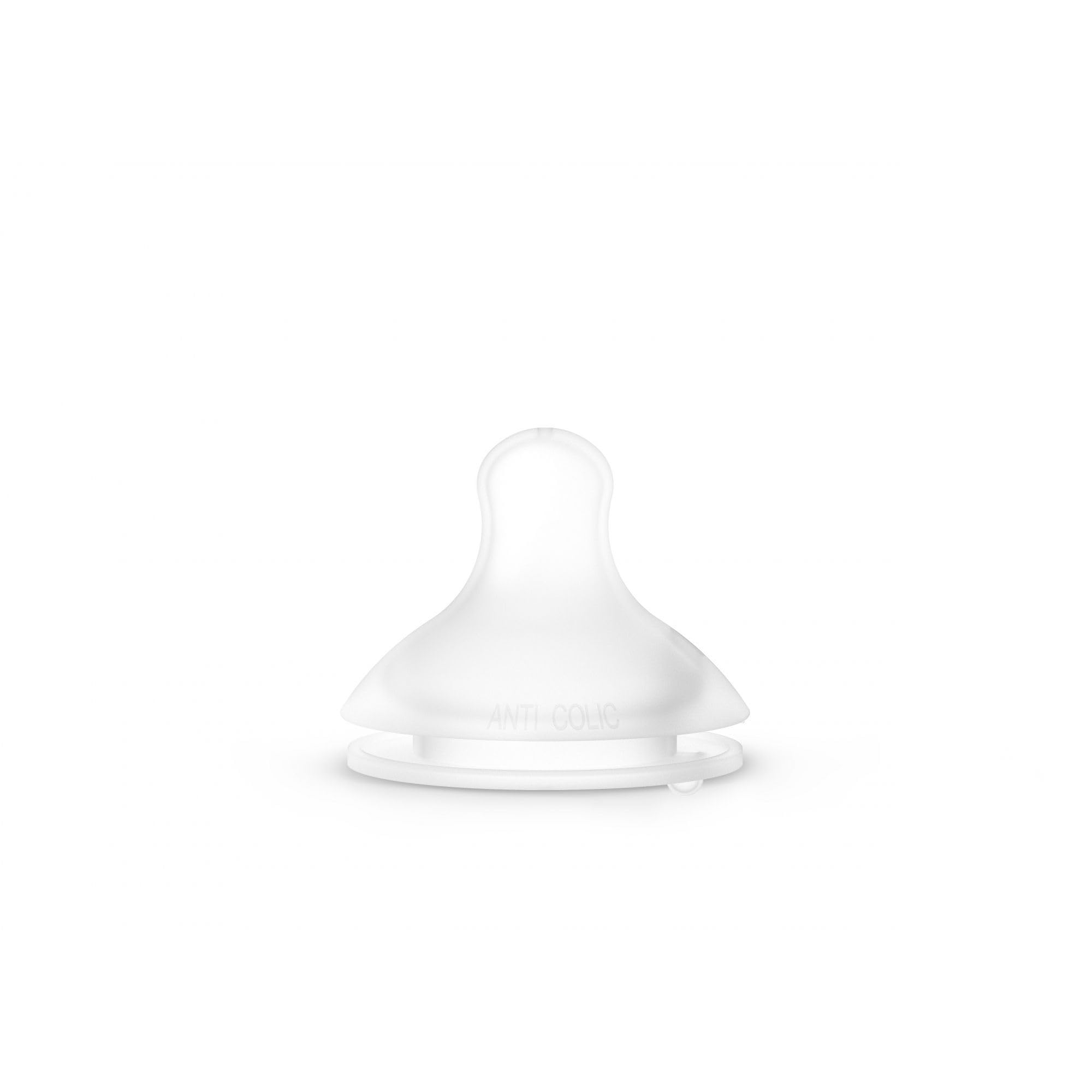 Suavinex 307388, Confezione 2 Tettarelle Simmetriche in Silicone SX Pro, Flusso Denso per Latte o Liquidi Densi, 6 Mesi, con Sistema Anticoliche