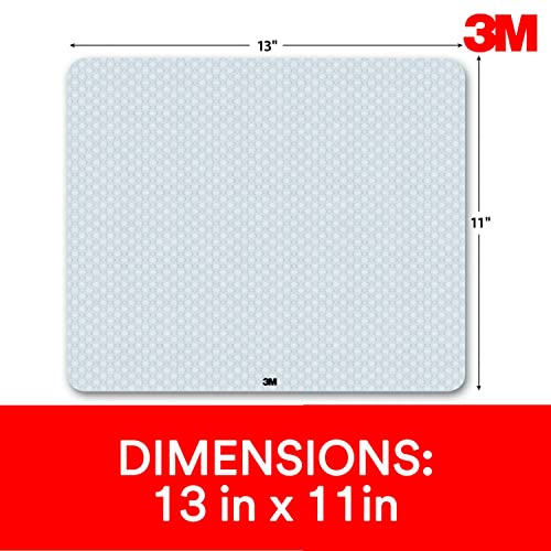 3M Precise Mouse Pad, Polyolefin Surface; Rubber Foam Backing, Optical Mouse Performance, Battery Saving Design, Easy To Clean, 13" X 11" For Gaming, Mp114L-Bsd3,Interlace #TOP1