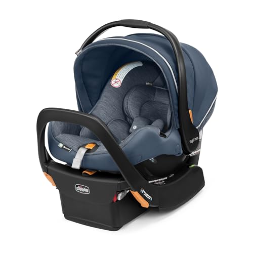 Chicco KeyFit Max Zip ClearLux Infant Car Seat and Base, Rear-Facing Seat for Infants 4-30 lbs.,...