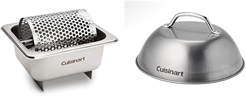 Cuisinart CBW-201 Rueda de mantequilla de acero inoxidable y cúpula de fusión CMD-108, 9 pulgadas, acero inoxidable