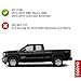 EGOVO Stake Pocket Covers for 2014-2018 GMC Sierra 1500,Chevy Silverado 1500/2500/2500HD/3500 Truck Bed Rail Stake Pocket Caps, Odd Shaped Hole Plugs Caps (2PCS)