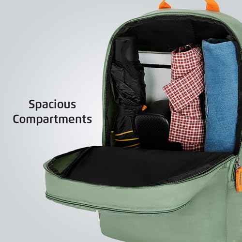Image of Safari Flash Neo 26L Casual Printed Backpack, 2 compartments, bottle holder, Front pocket, school bag for boys and girls, college, office, travel for men and women, Color- Sage