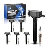 ENA Set of 6 Ignition Coils & Iridium Spark Plugs for UF648 Compatible with Chrysler Dodge Charger Jeep Grand Cherokee Wrangler 200 300 Challenger Journey 3.2L 3.6L V6 Replace for 93175 C894 C1791