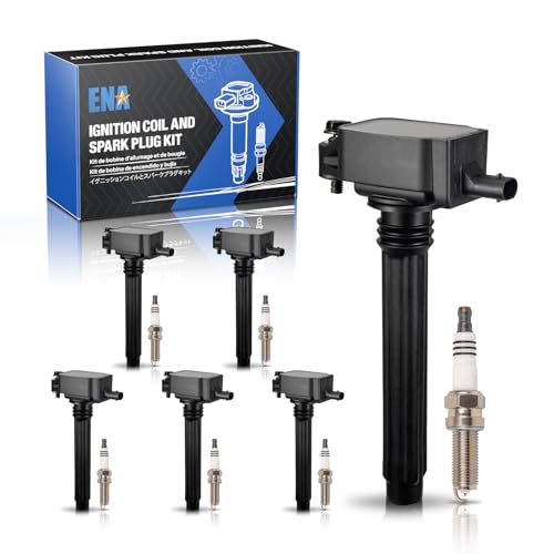 ENA Set of 6 Ignition Coils & Iridium Spark Plugs for UF648 Compatible with Chrysler Dodge Charger Jeep Grand Cherokee Wrangler 200 300 Challenger Journey 3.2L 3.6L V6 Replace for 93175 C894 C1791
