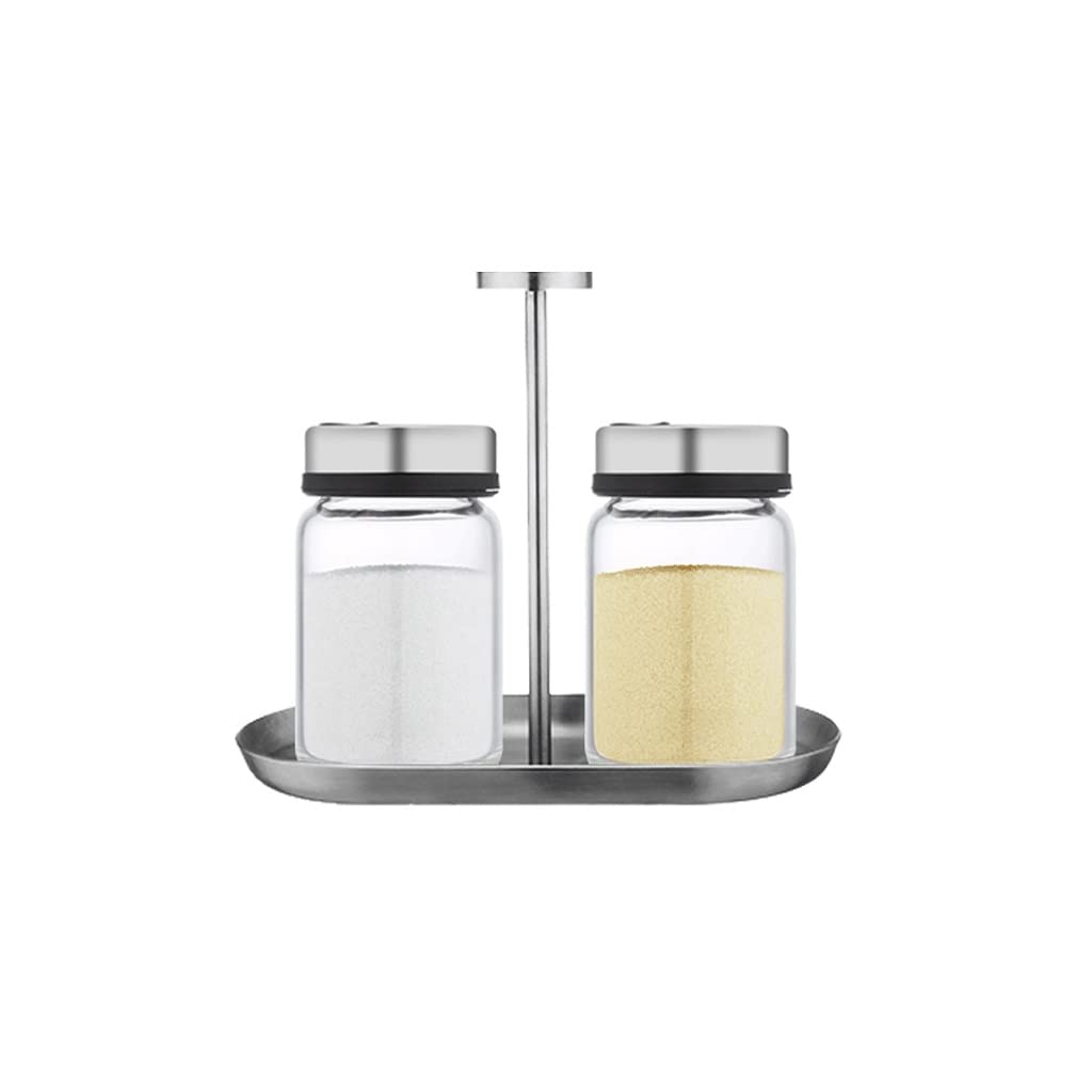 Pulvérisateur de sel SSDD bouteille de poivre et verre assaisonnant table