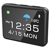 カシムラ スマホと同期して正確な時刻を表示する時計 「スマートクロック」 メール・SNS等の着信を音でお知らせ NAK-230