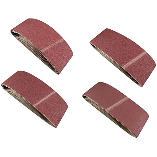 Belt Power File Sander Abrasive Sanding Belts 610mm x 100mm Mixed Grit 20pk