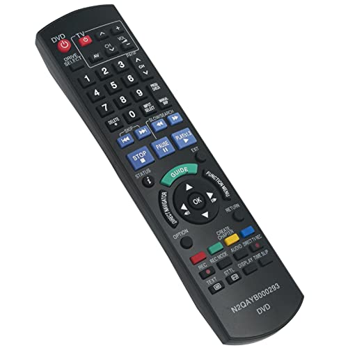 N2QAYB000293 Replacement Remote Control Fit for Panasonic DVD Recorder DMR-XW400 - Image 2