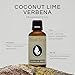 Eternal Essence Oils Coconut Lime Verbena 30ml Premium Fragrance Oil - for Candle, Soap Making, Aromatherapy, Diffusers, Home Care, & Humidifiers