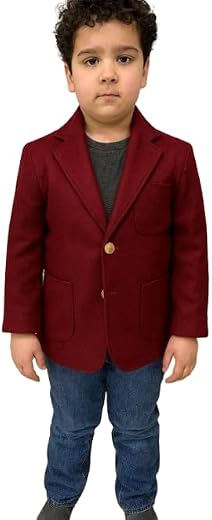 School Uniform maroon Blazer for Boys &amp; Girls, Formal Unisex School Blazer, Comfortable, Durable &amp; Smart Fit.3-4Y