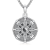 boussole ancienne collections Cadeau parfait pour une remise de diplôme : ce collier boussole yin yang unique est un cadeau attentionné pour les hommes et les femmes. Présenté dans un emballage élégant, c'est un symbole significatif d'équilibre et d'orientation. Idéal pour un anniversaire, un anniversaire de mariage ou toute autre occasion spéciale.