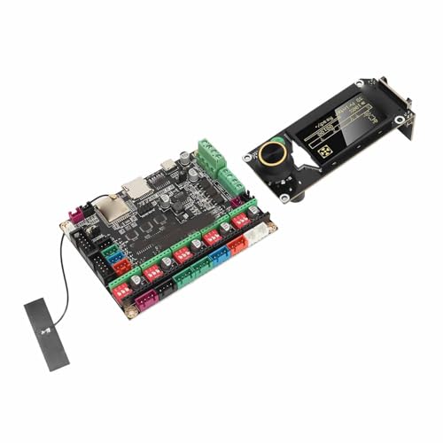 MKS TinyBee V1.0 3D-Drucker-Steuerplatine mit ESP32 WiFi und LCD-Display Kompatibel mit MKS MINI12864 V3 5er Set TMC2209 Schrittmotortreiber für 3D Drucker