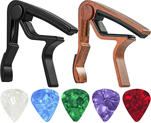 Tuzier TUZIER-06 Guitar Capo For Acoustic And Electric Guitar Accessories 2 Pack thumb #4