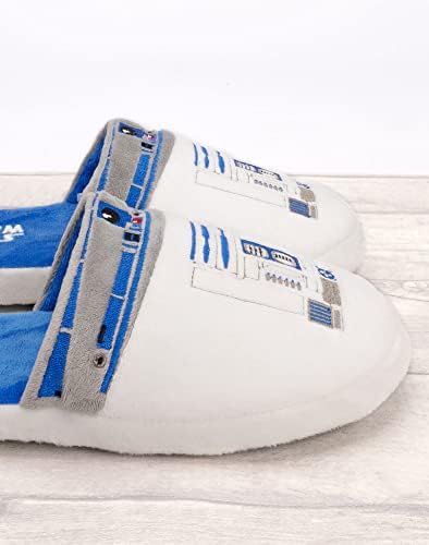 Star Wars Slippers Mens Yoda Jedi OR R2D2 Slip On House Shoes Loafers 11-12 UK | Image 5