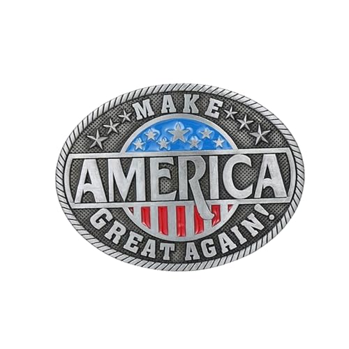 JMM Fashion Belt Buckle Cowboy Flag Belt Buckles for Men and Women Ideal Gifts