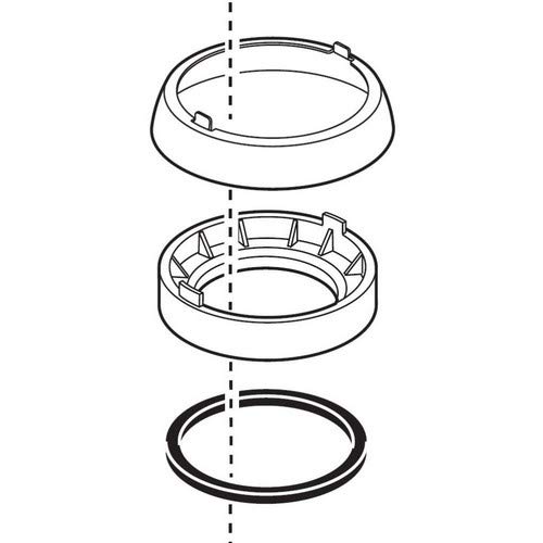 Delta Faucet RP52610SS Talbott Trim Ring, Base & Gasket Repair Kit – Stainless Finish - View #6