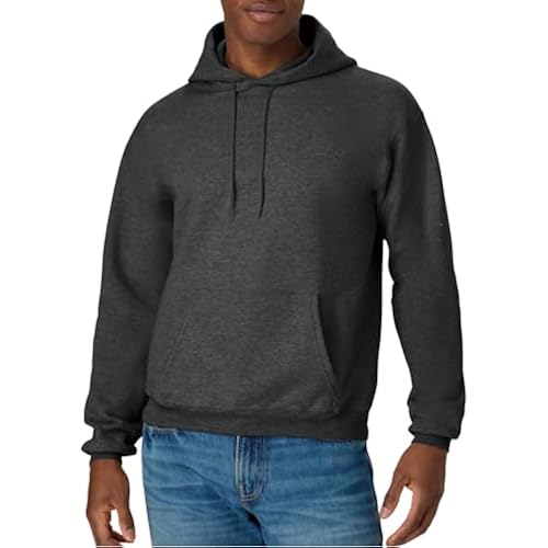 Hanes Men's Hoodie - EcoSmart Fleece Hooded Sweatshirt for Men & Women - Midweight Fleece - Big & Tall Available
