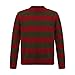 Kids Unisex Freddy Sweater Nightmare On Elm St Long Sleeve Striped Knitted Jumper Sweater Halloween Costume (as1, Alpha, x_l, Regular)