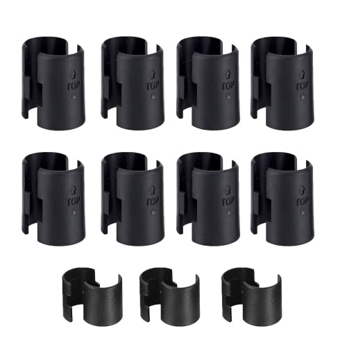 Image of Shelf Lock Clip, 25 Pairs (50 Pcs) 1 inches Wire Shelving Lock Clips Post Shelvings Sleeves Replacements for Wire Shelving