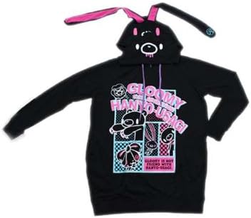 Amazon グルーミー 汎用うさぎ Wフードロングパーカー 長袖 Gloomy トレーナー パーカー 通販