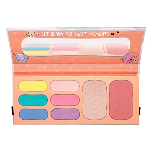 Essence Marshmallow Eye & Face Palette – aww my cutties – Contenuto: 14,2 g blush, evidenziatore e 6 colori ombretti