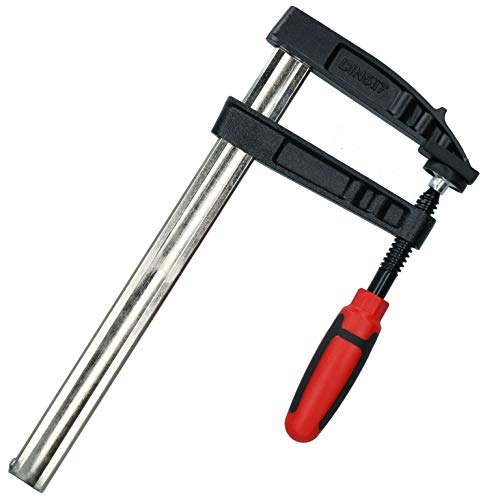 Image of Sliding F Clamps Bar Profile Clamp Holder Fastener Fastening Tool 300mm x 120mm