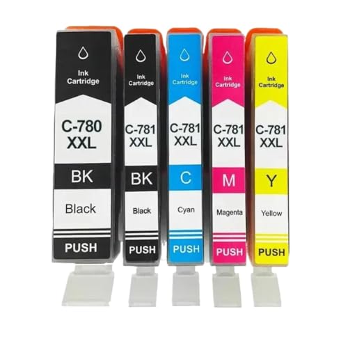 PGI-780XL CLI-781XL cartouche d'encre haute capacité pour des impressions de textes nets TS6370
