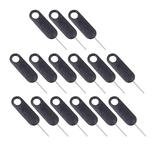 MAGICLULU 15 pièces Outil Éjection Sim Alliage Aluminium Compactes et Légères Aiguille Pratique pour Retirer Cartes Sim sur Smartphones et Tablettes