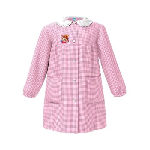 Siggi Happy School Grembiule Asilo Bambina 33gr4173 Ricamo Bimba Farfalle