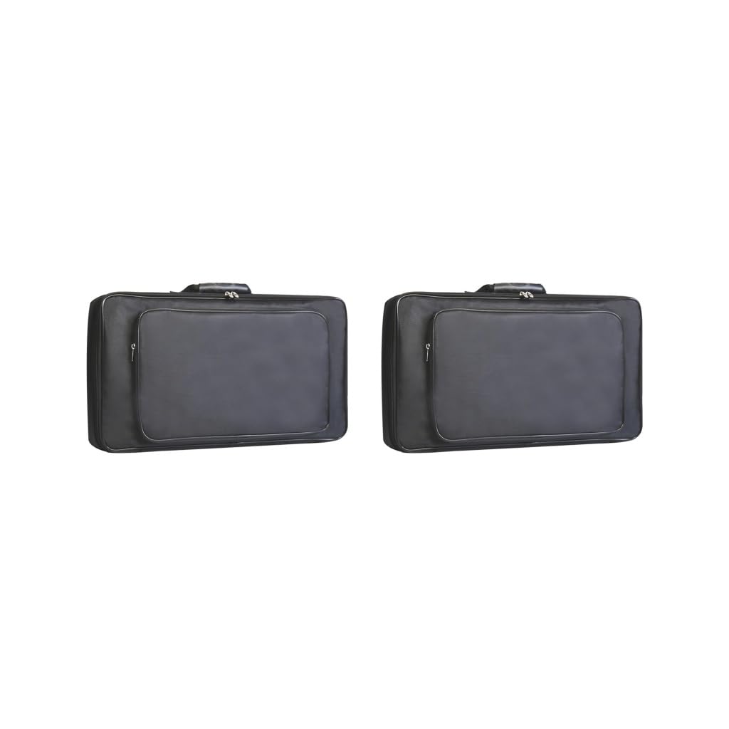 Set di 2 custodie portatili per pedali, impermeabili, per chitarra, micro sintetizzatori
