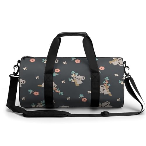 Sac de sport fleurs et koala mignon, le cadeau parfait pour le week-end