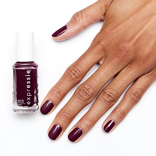 Foto von essie Schnelltrocknender Nagellack „expressie“, Vegane Formel ohne Inhaltsstoffe tierischen Ursprungs, Nr. 435 all ramped up, Lila, 1 x 10 ml