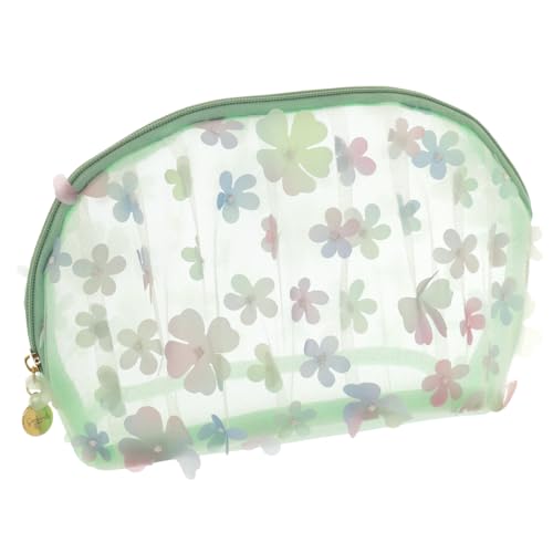 Camomilla Astuccio per il trucco, valigetta per il trucco, trousse per il trucco, Corolle Xl - Verde, Taglia unica, Contemporaneo