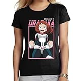 the Fan Tee Camiseta de Adulto de Mujer Dibujos Animados My Hero Academia Deku Plus Ultra Boku no Hero Ochaco Uraraka 018 M