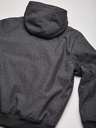 Image of Tommy Hilfiger Men's Soft Shell Fashion Bomber With Contrast Bib and Hood