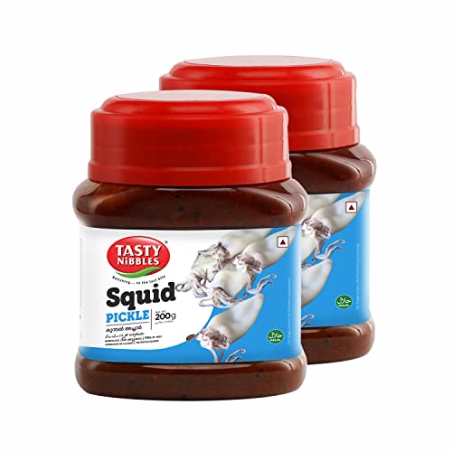 Image of Tasty Nibbles Squid Pickle 200gx2 in Pet Jar (Pack of 2)