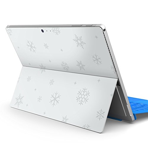 igsticker Surface pro7 (2019) pro6 pro2017 pro4 専用 スキンシール サーフェス ノートブック ノートパソコン カバー ケース フィルム ステッカー アクセサリー 保護 012839 雪 結晶 冬