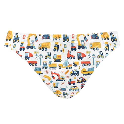 Car Tractor Swim Briefs for Men Swimsuit Bikini Swimwear S B0403476