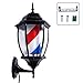 Produktbild Barber Pole Light Außen Retro Led Haar Friseursalon Friseursalon Anmeldung Rotating Illuminating Rot Weiß Blau-Streifen, wasserdichte Energie sparen Retro Wandleuchte 49cm / 19in, C, A JHKK
