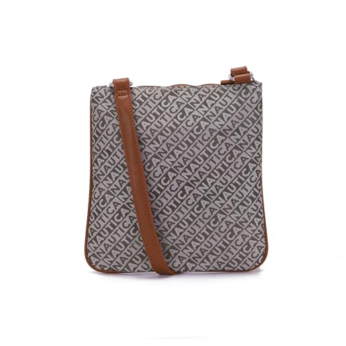 Image of Nautica Lakeside Signature Jaquard North South Crossbody Bag