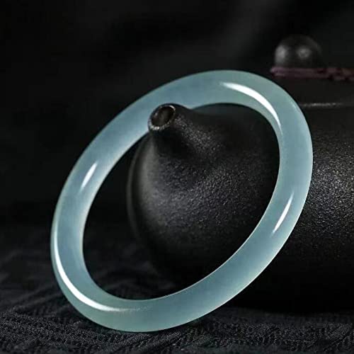 Bracelet en jade naturel vert clair de qualité supérieure avec boîte d'exception