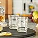 Jack Daniels Whiskey Glasses - Gift Set of 2 Licensed Old No 7 Glass Whiskey Tumbler 330 ml - 11oz Premium Whisky Glass Set - Birthday Presents, Gifts for Him, Boyfriend, Mens Gifts, Fathers Day