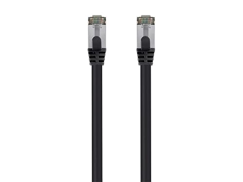 Monoprice Cat8 2ft Black Patch Cable Double Shielded