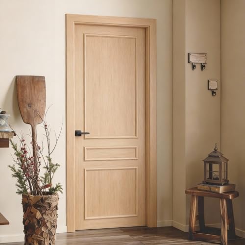 Colingmill 1 Set Peel and Stick Door Moulding Kit 3-Layer Premade Door Panels Molding Trim Self Adhesive 3D Trim for Mirror Window Frame Decor (Top 22