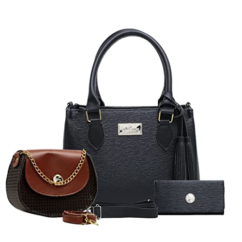 Kit de bolsas femininas com 3 peças