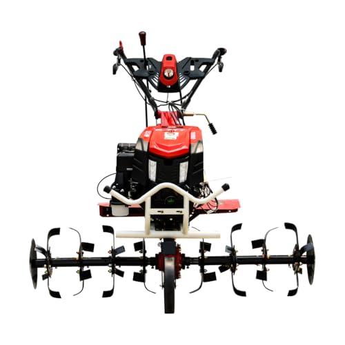 Image of RBW Power Weeder Petrol Machine 8.5hp | 265cc Havey Duty Tiller Cultivation Machine for Farming,Soil,Weeding & Garden 4 Strock Petrol Engine Machine (R-777)