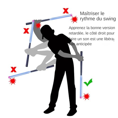 Accessoires de golf de correction de posture à utiliser chez soi ou au practice - 4